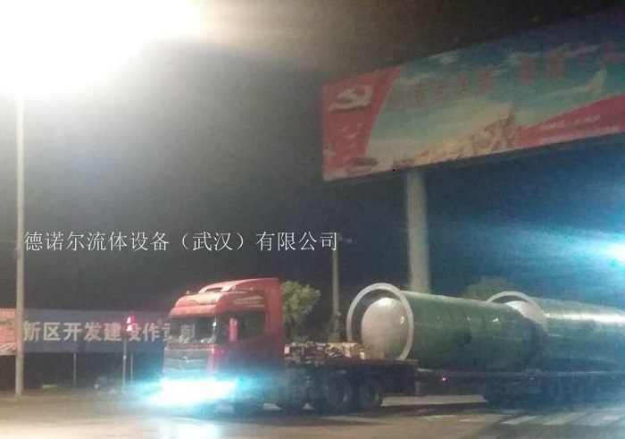 一體化泵站夜間送貨圖 一體化泵站夜間送貨圖