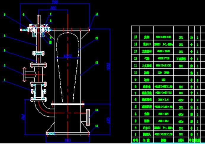 雨污水智能噴射器Cad圖 雨污水智能噴射器Cad圖